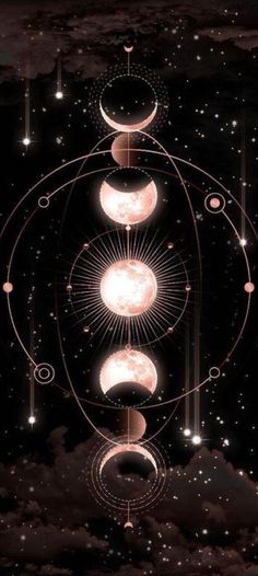 an image of the solar system in the sky