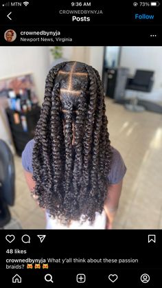 Knotless Bohemian, Passion Braids, Braiding Hair Colors, Short Crochet, Braids Twist, Hype Hair, Lil Mama, 4 Braids, Kids Curly Hairstyles