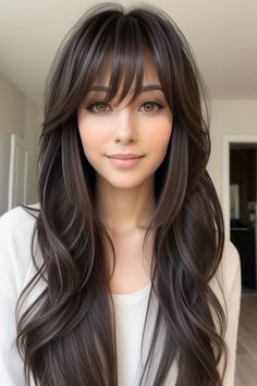 28+ Long Hairstyles for Fine Hair Women 20 Long Asymmetrical Hairstyles, Long Hairstyles For Fine Hair, Low Ponytail Hairstyles, Dream Salon, Fine Hair Styles For Women, Hair Cut Guide, Hair Color Plum, Hairstyles For Fine Hair, Hair Contouring