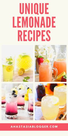 the ultimate guide to making unique lemonade recipes for your next party or brunch