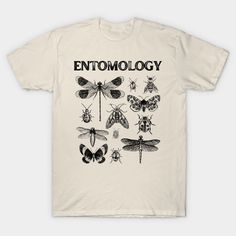 Vintage Design of Different Insects with the title Entomology. Great Gift for Entomologists. -- Choose from our vast selection of Crewneck and V-Neck T-Shirts to match with your favorite design to make the perfect graphic T-Shirt. Pick your favorite: Classic, Boxy, Tri-Blend, V-Neck, or Premium. Customize your color! For men and women. Current Design Trends, Vintage T Shirts, Market Research, Fit Ideas, Vintage Tshirts, Vintage Design, Vintage Designs, Bugs, Insects