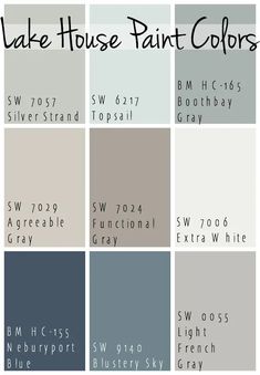 the color scheme for lake house paint colors