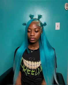 Weave Ponytail Hairstyles, Frontal Wig Hairstyles, Dyed Hair Inspiration, Protective Hairstyles Braids, Frontal Hairstyles, Pretty Hair Color, Women's Wigs, Hot Hair Styles, Dope Hairstyles