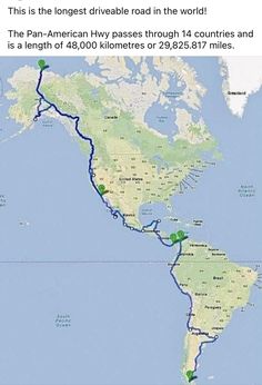 this is the longest driveable road in the world that i have ever seen