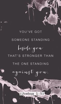 an image with the words you've got someone standing before you that's longer than the one standing against you