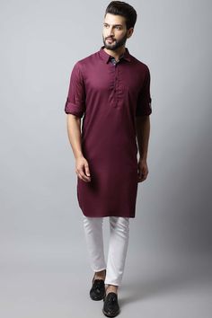 Solid Kurta with shirt collar Product Features: Color: Dark Maroon Fabric: Pure Cotton Work: Solid Style Type: Shirt Kurtas Sleeve Type: Full Sleeve Length: Short Kurta Collar Type: Mandarin Size Fit: Regular Fit Package Details: 1 Long Kurta Occasion: Festive Material Care Description: Machine wash Disclaimer: There will be slight difference in digital to actual image Kurta Top, Maroon Fabric, Long Kurta, Short Kurta, Dark Maroon, North Vancouver, Maroon Color, Shirt Collar, Full Sleeve