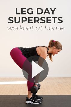 a woman in black shirt and pink leggings doing squat exercises