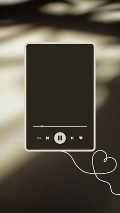 a black and white photo of an mp3 player