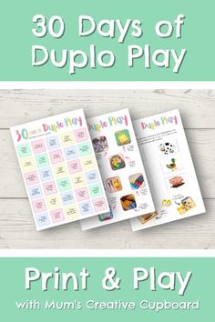 the 30 days of duplo play print and play with mum's creative cupboard