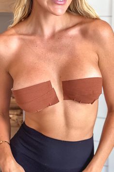 brown lift tape Plunging Neckline Dress, Neckline Dress, Adhesive Tape, Plunging Neckline, Small Tops, Online Boutique, Strapless Top, Size 2, Crop Tops