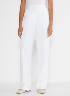 THE EFFORTLESS PANT™ NEW LINEN | Aritzia Effortless Pant, Knife Pleats, Woven Texture, High Rise Pants, Spring 2023, Wide Leg Trousers, Sock Shoes, New Era, Wide Leg