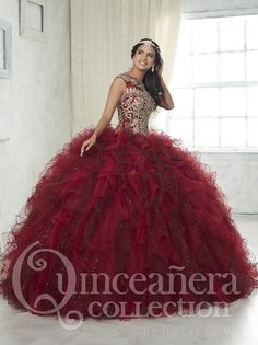 House of Wu Quinceanera Dress Style 26835-House of Wu-ABC Fashion Burgundy Quinceanera, Burgundy Quinceanera Dresses, Quinceanera Collection, Sweet 16 Dress, Quinceñera Dresses, Pretty Quinceanera Dresses, Quince Dress, Organza Skirt, Dresses Ball Gown