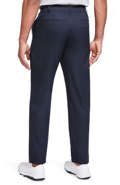 Vie for victory in performance golf pants equipped with moisture-wicking technology that helps keeps you cool and dry on the course. 32" inseam; 14" leg opening; 11" front rise; 13 1/2" back rise (size 32) Dri-FIT moisture-wicking technology 100% polyester Machine wash, dry flat Imported Golf Pants, Nike Golf, Keep Your Cool, Dri Fit, Moisture Wicking, Victorious, Golf, Nordstrom, Technology