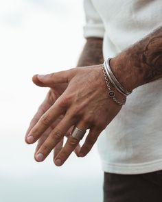 Men Hand Bracelet, Silver Photoshoot, Mens Photos, Hand With Ring, Hands With Rings, Mans Ring, Hand Photography, Men Photoshoot