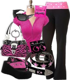 Outfit Ideas Mcbling, Blue Mcbling Outfit, Mcbling Outfit Ideas, Trashy Y2k Clothes, 2000s Mcbling Outfits, Bimbocore Outfits 2000, Trashy Mcbling Outfits, Mc Bling Outfit, Mcbling Fits