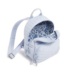 Mini Backpack in Cotton Carry every essential (hands-free!) with this perfectly-portioned pack. Exterior features a slip pocket and a zip pocket Interior features a zip pocket Zip closure. Dimensions: 7.0" w x 9.0" h x 3.5" d with 37.0" adjustable strap and 2.0" handle drop School Bag Essentials, Queens Jewels, Beach Towel Blanket, Graduation Jewelry, Blue Q, Soft Sock, Blue Backpack, Christmas Mom, Essential Bag