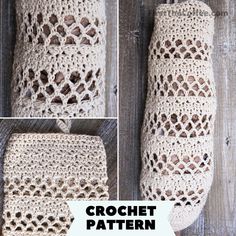 the crochet purse is made with yarn