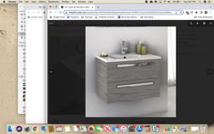 a computer screen shot of a bathroom sink