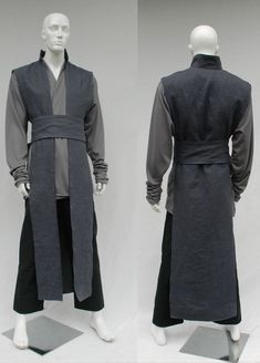 Jedi Costume Diy, Jedi Tunic, Star Wars Outfit, Jedi Outfit, Jedi Robe, Jedi Cosplay, Jedi Costume, Larp Costume, Star Wars Outfits