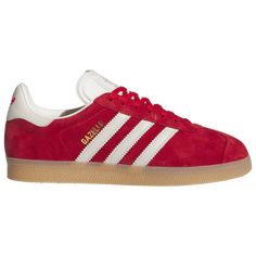 adidas Originals Gazelle | Foot Locker Gazelle Adidas, Adidas Originals Gazelle, St Valentine, European Shoes, Tennis Sneakers, Training Sneakers, Red Adidas, How To Make Shoes, Adidas Gazelle