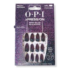 xPRESS/On Big Zodiac Energy Press On Nails - OPI | Ulta Beauty Fake Nails For Kids, Zodiac Energy, Interview Nails, Nail Polish Gift Set, Nail Polish Gift, Western Nails, Back To School Nails, Nail Effects, Fall Nail Trends