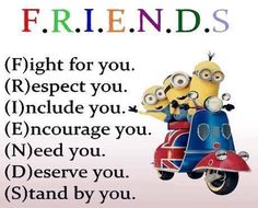 My friend may deserve me, but she is so great that I don't think I deserve her! Love you girl! Funny Minion Pictures, Funny Minion Memes, Minion Jokes, A Minion, Funny Texts Jokes, Funny School Jokes, Minion Quotes, Funny Minion Quotes, Minions Quotes