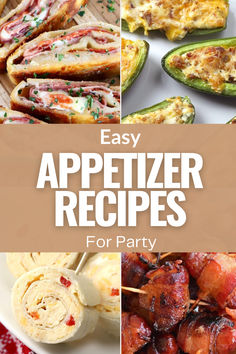 easy appetizer recipes for party