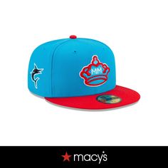 in stock Miami Marlins, Fitted Hat, Fitted Hats, Blue Man, New Era, Miami, Pick Up, In Store, Buy Online