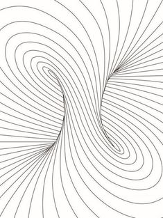 an abstract black and white background with wavy lines in the center, as well as a spiral