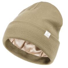 PRICES MAY VARY. 【Premium Quality Beanie】:The outer layer made of 100% super soft Acrylic,the lining is gold polyester satin lining;Feels soft against skin that you won't want to take it off;The knit hat fits to most occasions in our daily life and is available in a variety of colors for women and men; You can choose the favorite colors of the beanies to go with your clothes; 【Soft Satin Lining】:Our hair is vulnerable to damage every time we step out into the wind, sun, and cold. Save your strands by wearing a satin-lined beanie! Satin is perfect for protecting hair because it doesn't absorb as much moisture or cause as much friction as other materials, like wool and cotton. Not only are our toques great for minimizing frizz and breakage, but they're also stretchy to accommodate big hair; Best Winter Hats, Aesthetic Finds, Cozy Beanie, Beanie Fits, Cold Weather Hats, Gift Wishlist, Winter Beanies, Go Skiing, Beanie Hats For Women