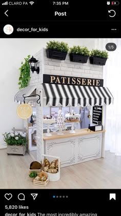 an image of a pastry shop on instagram