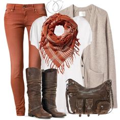 Outfit Cardigan, Looks Country, Outfits Dresses, Boating Outfit, Brown Pants