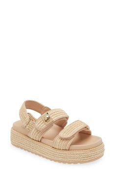 Woven Raffia, Platform Heel, Chunky Platform, Summer Clothes, Platform Wedges, Light Yellow, Platform Sandals, Flat Sandals, Summer Women