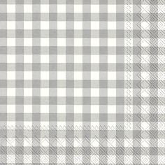 a gray and white checkered table cloth