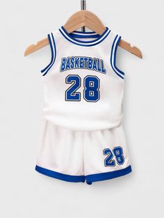 Get your little one ready for the game with our Baby Boy Basketball Jersey Set. This sporty set includes a comfortable basketball jersey and matching shorts, perfect for active play or casual wear. Your baby boy will look adorable and feel like a mini athlete all day long. Baby Boy Basketball, Sporty Set, Active Play, Boys Basketball, Play Activities, Basketball Jersey, The Game, Feel Like, Casual Wear