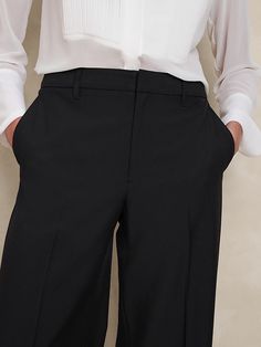 Sculpted Wide-Leg Trouser | Banana Republic Factory