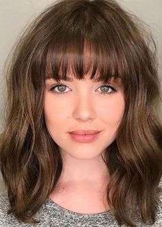 Shoulder Length Bob Haircut, Latest Bob Hairstyles, Cute Bangs, Bangs For Round Face, Hairstyles For Prom, Bob Hairstyles With Bangs, Bangs With Medium Hair, Bob Haircut With Bangs, Medium Short Hair