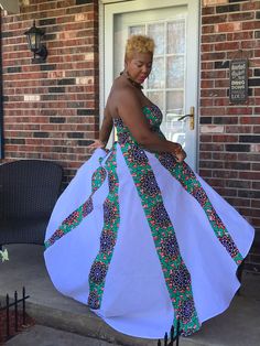 High Low Gown, Convertible Dress, Infinity Dress, African Print Dress, African Print Dresses, African Fashion Women, African Fashion Dresses, African Dress, Slow Fashion