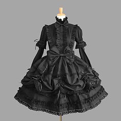 Gothic Lolita Fluffy Sleeves, Black Ball Gown, Punk Dress, Gothic Dress, Gothic Lolita, Lolita Dress, Costume Halloween, Visual Kei, Lolita Fashion