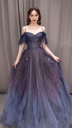 Prom Dress Purple, Purple Formal Dress, Baju Kahwin, Tulle Long Prom Dress, Purple Tulle, Purple Evening Dress, 파티 드레스, Custom Size Dresses, فستان سهرة