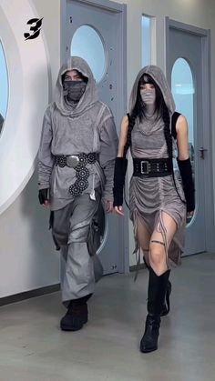 insta: @jizifanfan Jizifanfan Outfits, Dystopia Outfit, Dune Outfit, Dystopia Fashion, Apocalypse Outfit, Edm Outfit, Zombie Apocalypse Outfit, Techwear Jacket, Asian Style Dress