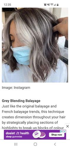 Grey Transition Hair Highlights, Brown Hair With Silver Highlights, Grey Brown Hair, Aging Humor, Grey Hair Inspiration