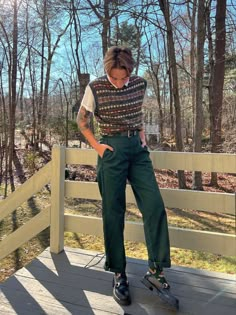 Sweater Vest Collared Shirt, Sweater Vest And T Shirt, Autumn Outfits Nonbinary, Masc Lesbian Christmas Outfit, Nonbinary Date Outfit, Casual Outfits Nonbinary, Masc Lesbian Outfits Holiday, Masculine In A Feminine Way Outfits, Business Professional Outfits Masc