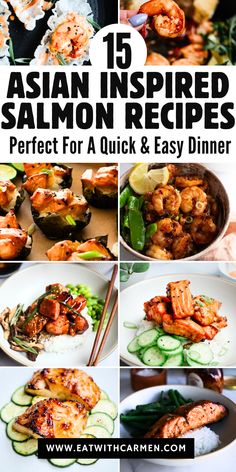 These 15 Asian-inspired salmon recipes are perfect for creating easy, delicious salmon dinners the whole family will love! From healthy salmon bowls recipes with rice and fresh vegetables like cucumber to baked salmon with a flavorful marinade and noodles, these ideas make dinner simple and satisfying. Whether you’re planning a salmon family dinner or looking for the best way to cook salmon, these recipes, including salmon and salad pairings, are guaranteed to impress!