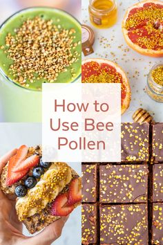 how to use bee pollen in baking