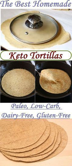 the best homemade keto tortillas recipe for low carb, dairy - free gluen - free