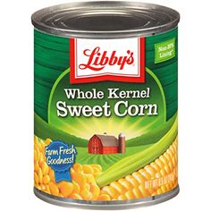 a can of whole kerneled sweet corn