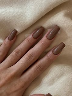 Taupe Nails, Brown Nail, Casual Nails, Blush Nails, Classy Acrylic Nails, Neutral Nails, Brown Nails, Classy Nails