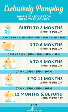 a baby's schedule for the month of birth