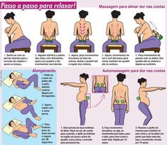 the instructions on how to use massages for back pain